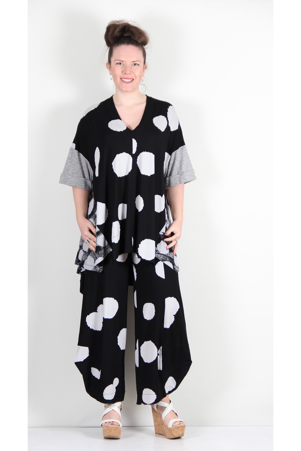 Alembika Spot Swing Tunic Black