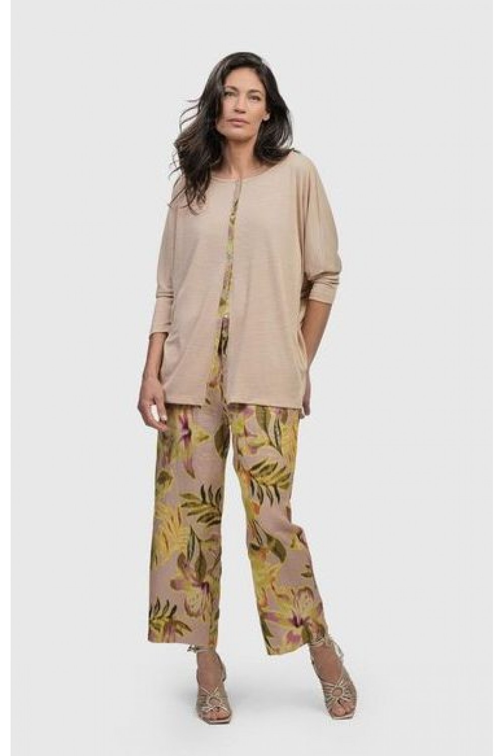 ALEMBIKA TROPICAL PRINT TROUSERS LILY