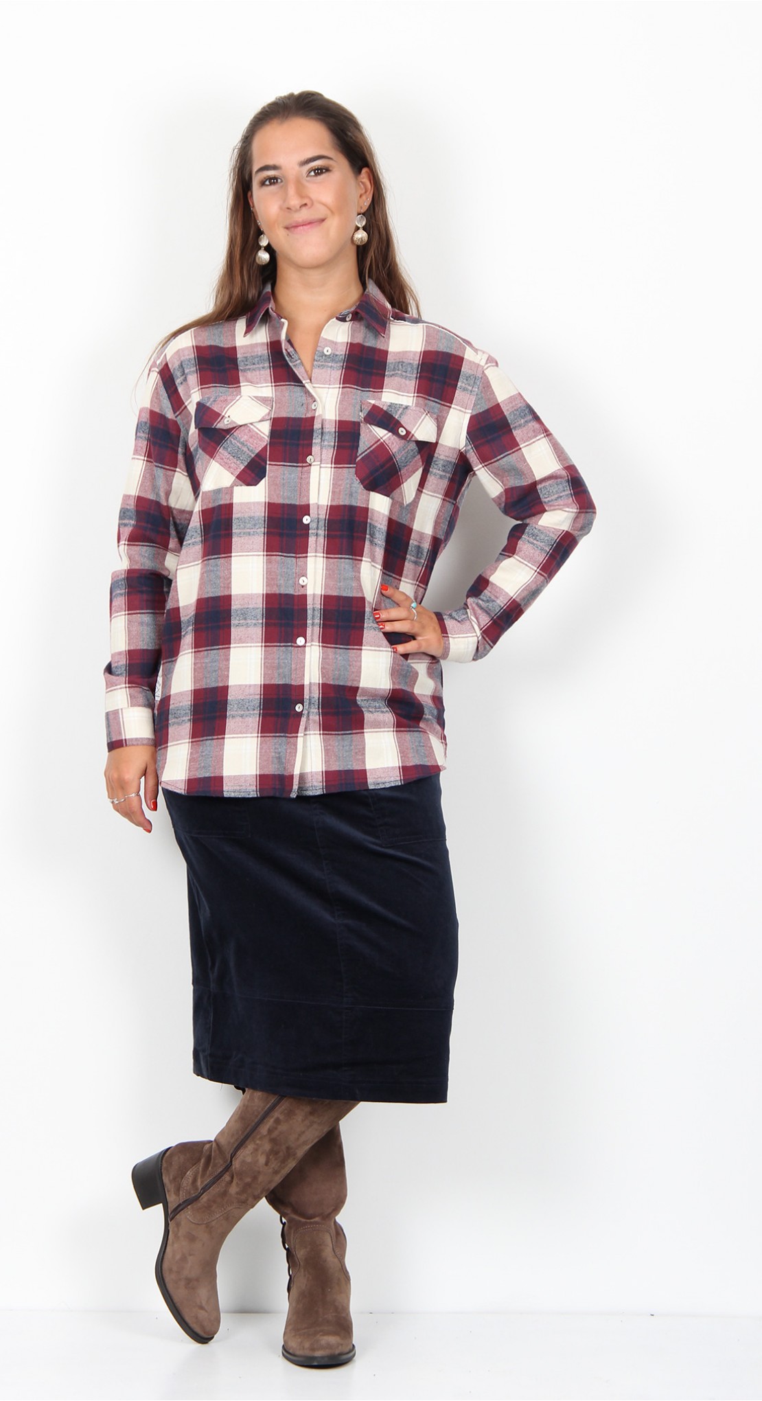 brakeburn flannel dress