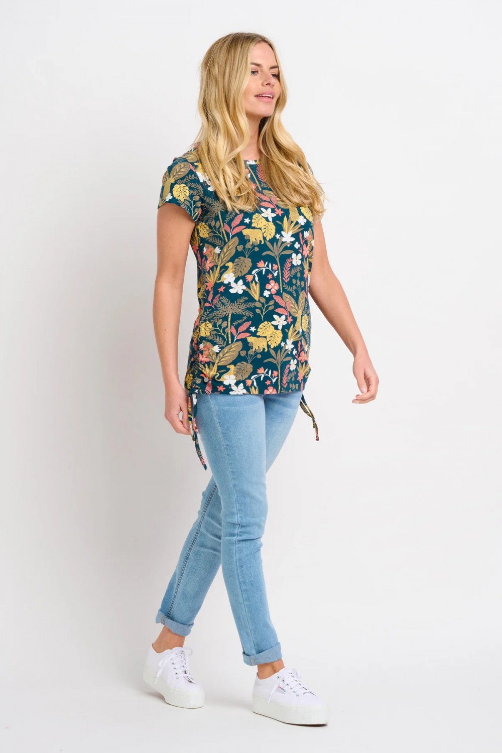 BRAKEBURN BOTANICAL JUNGLE TEE MULTI