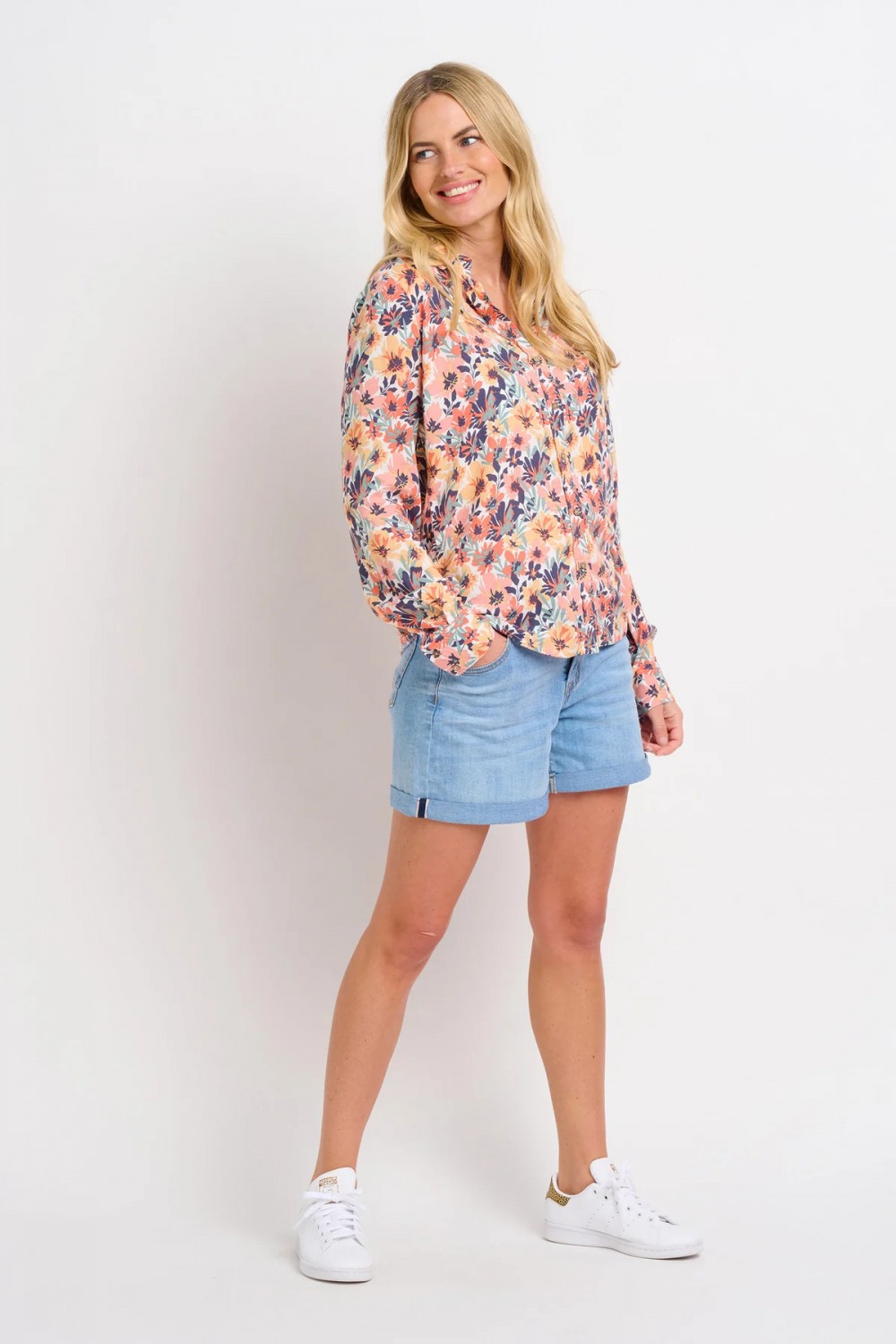 BRAKEBURN SUMMER BLOOMS SHIRT MULTI