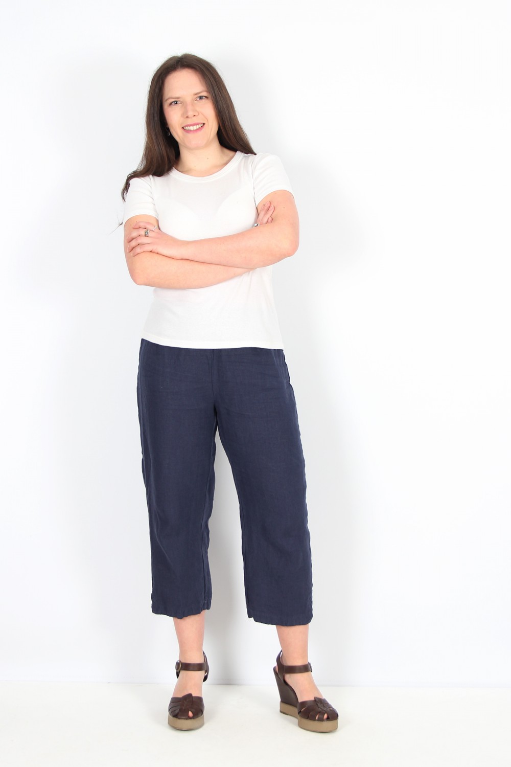 Cut Loose Soft Top Capri Pants Nightsky