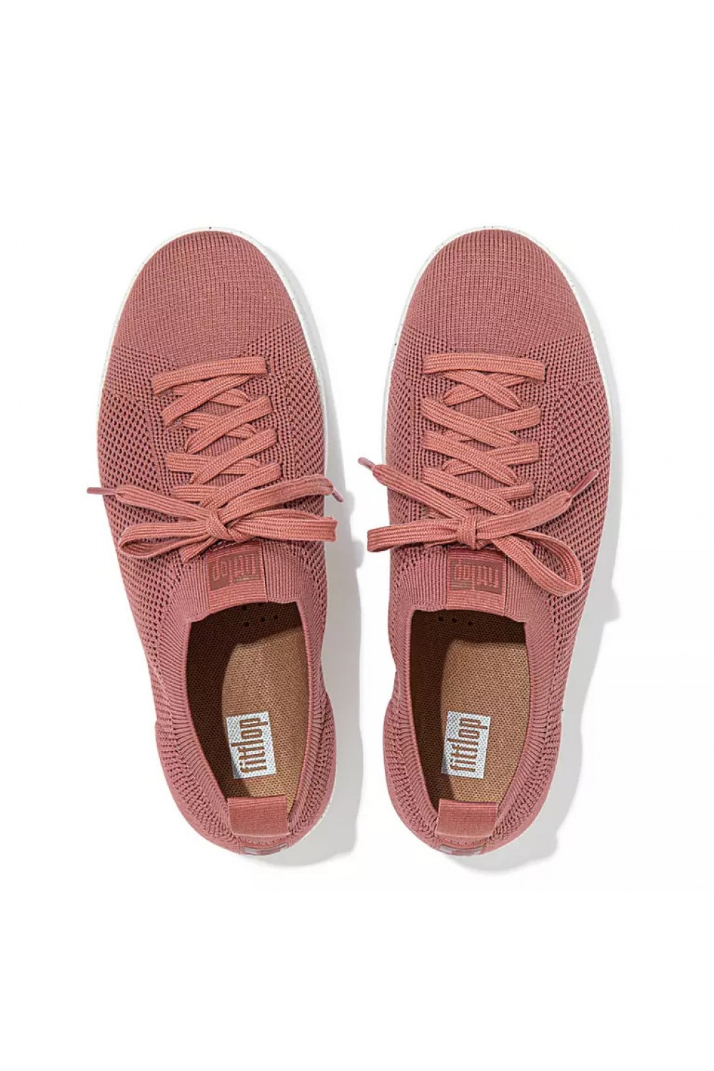 Fitflop Rally E01 Multi-Knit Trainers Warm Rose