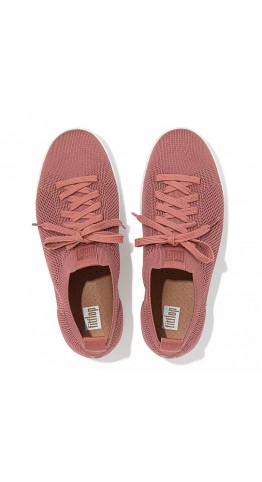 Fitflop Rally E01 Multi-Knit Trainers Warm Rose