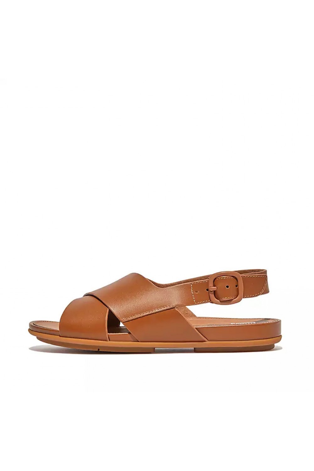 Fitflop GRACIE Leather Crisscross Sandals Light Tan