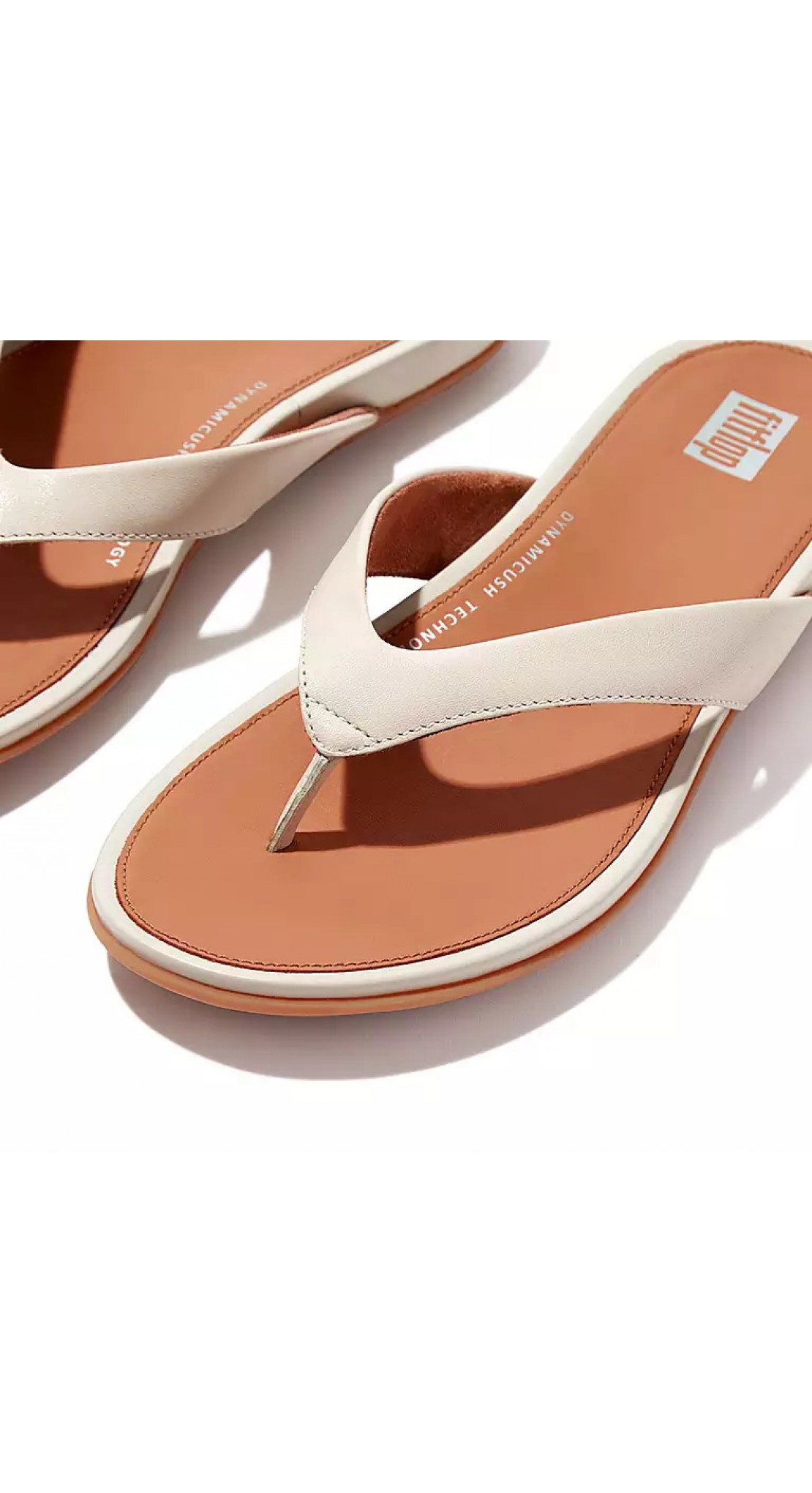 Fitflop Fitflop GRACIE Leather FlipFlops Stone Beige