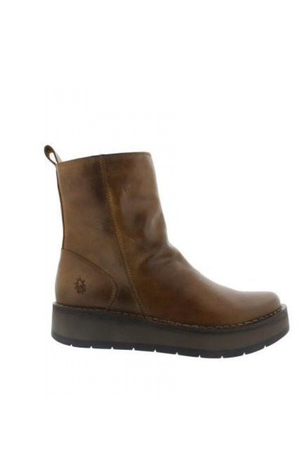 FLY LONDON Reno053 Zip Up Boot Camel
