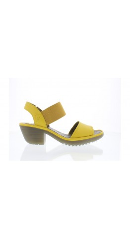 FLY LONDON WOST074FLY Slip-On Strappy Sandal Bright Yellow