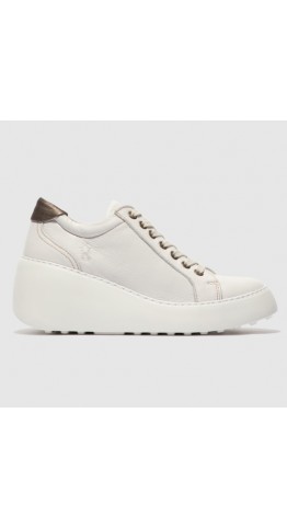 FLY LONDON Dile450 Wedge Trainer White