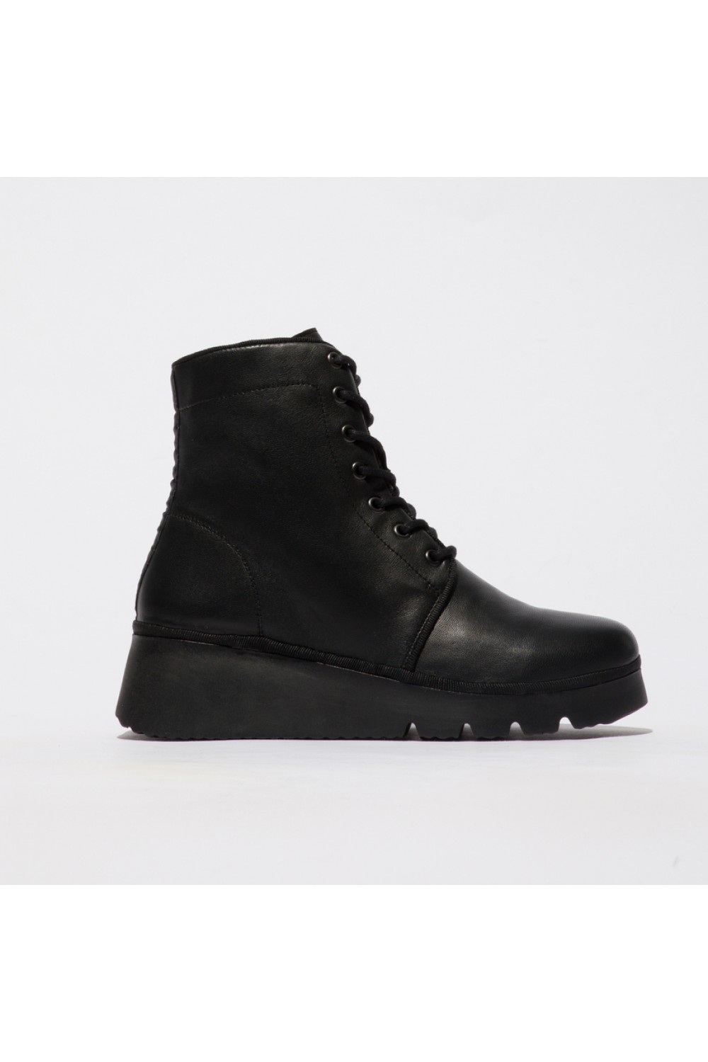 FLY LONDON Pall404 Lace-up Ankle Boots Black