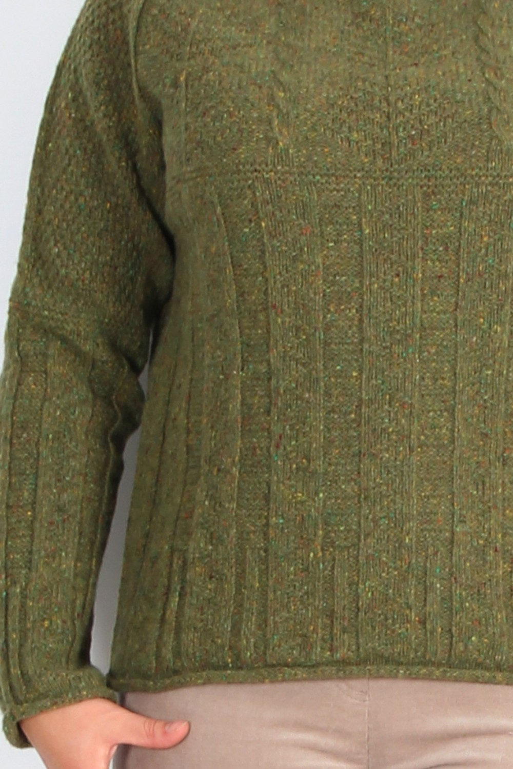 Harley Of Scotland Roll Edge Donegal Knit Raasay