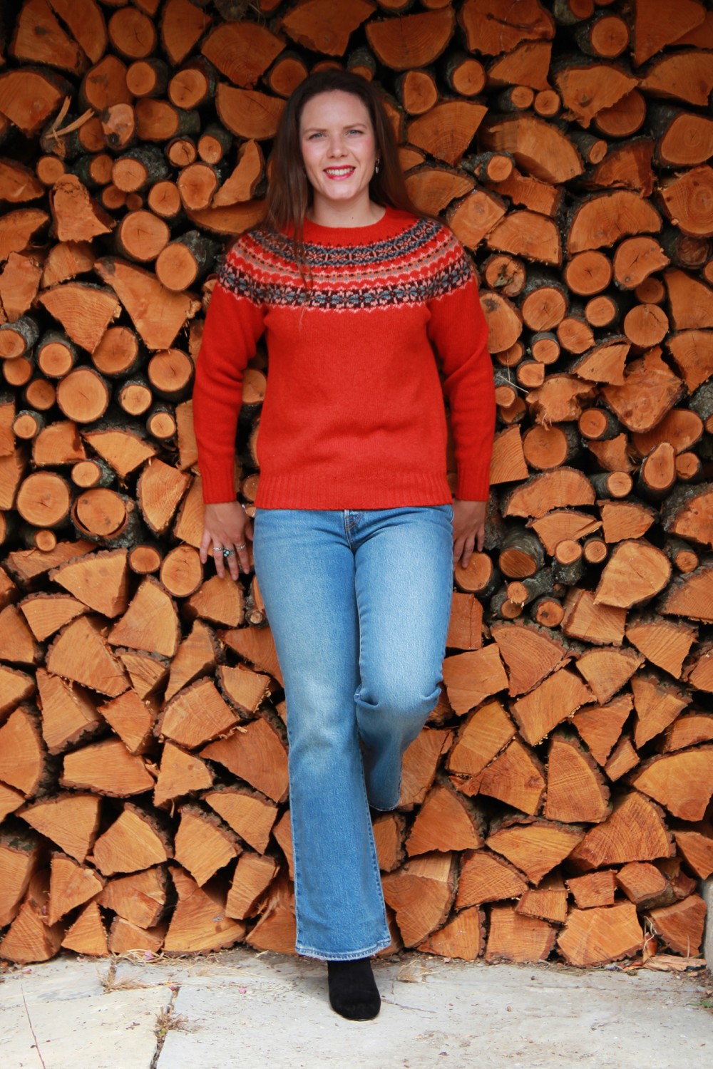 Harley Of Scotland Fairisle Knit Carmen
