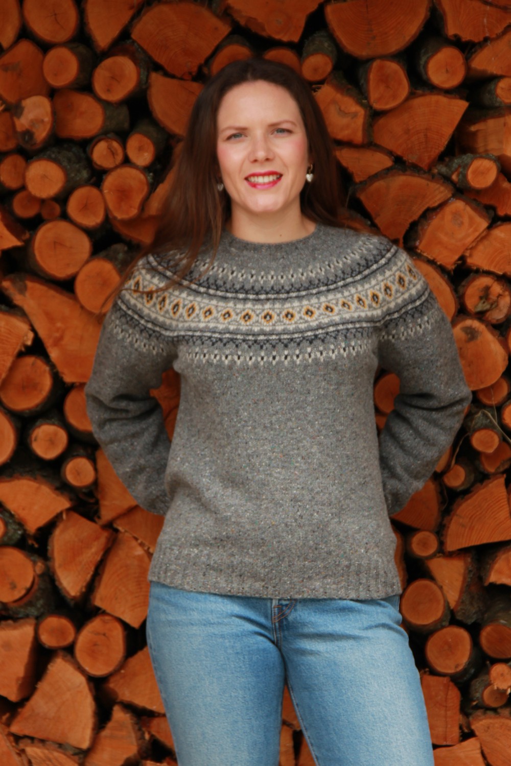 Harley Of Scotland Fairisle Donegal Knit St Kilda
