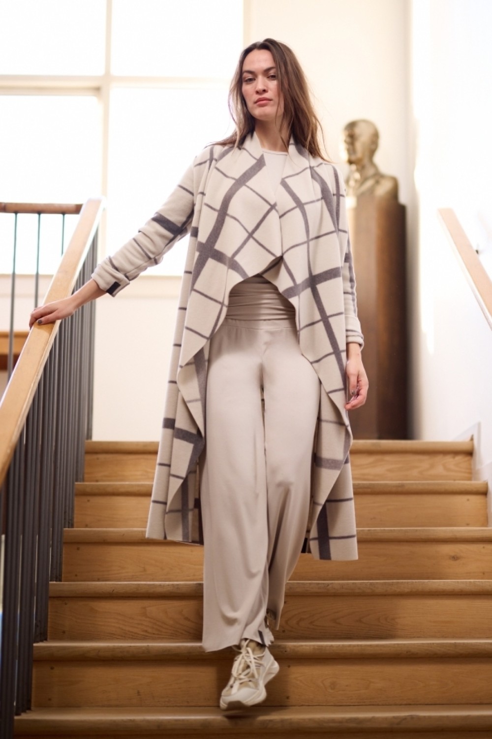 HENRIETTE STEFFENSEN CARDIGAN W/HIGH NECK 7131P CLAN PRINT KIT
