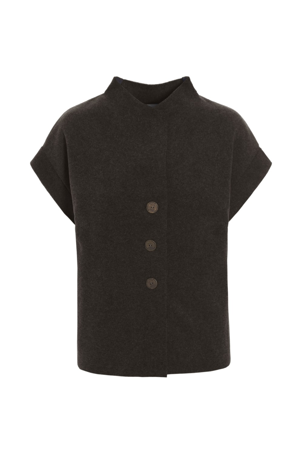 HENRIETTE STEFFENSEN VEST 7170 CHOCOLATE