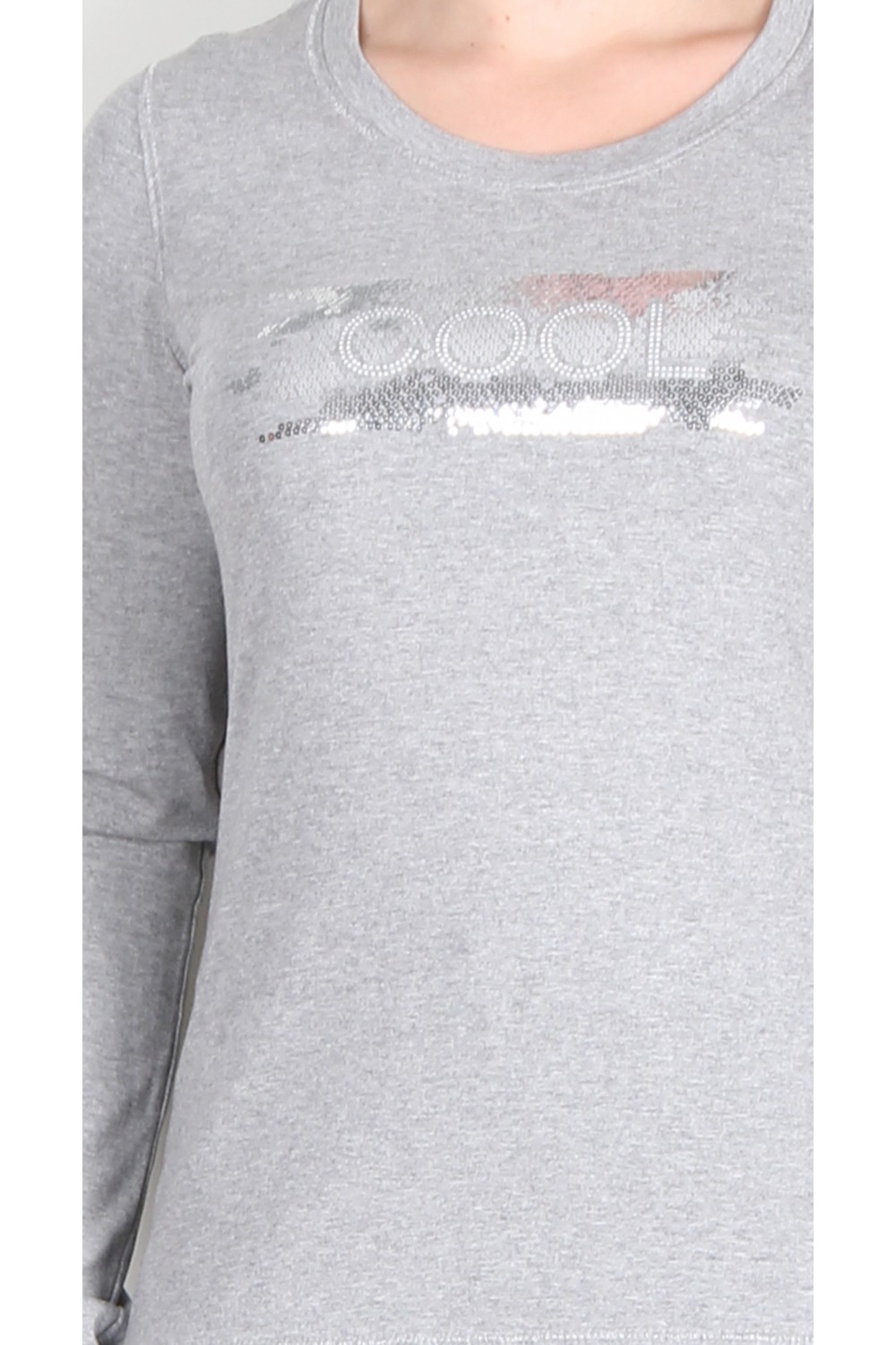 Icona Cool Jersey Top Silver