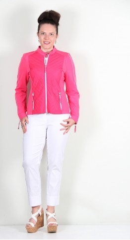 Icona  Light Lux Quilted Jacket Hot Pink
