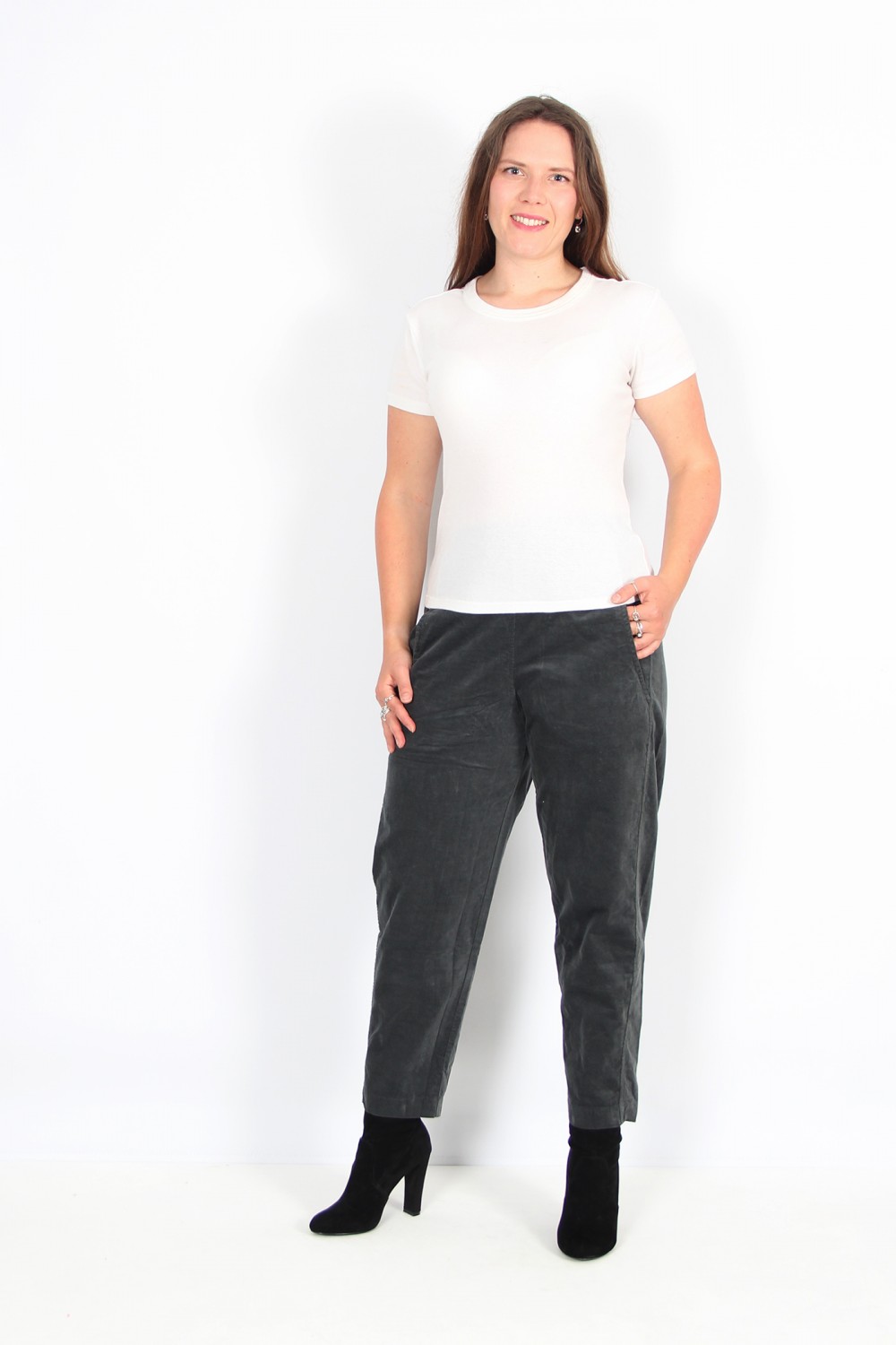 Mama B Terra V Needlecord Pant Ardesia