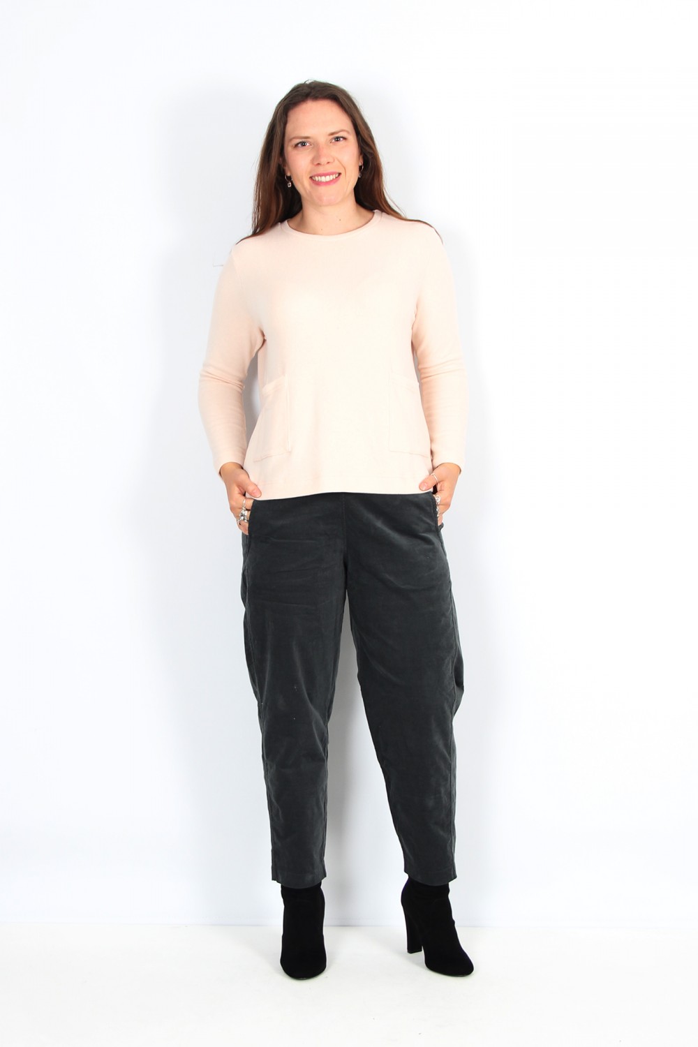 Mama B Colla M Pocket Knit Quarzo
