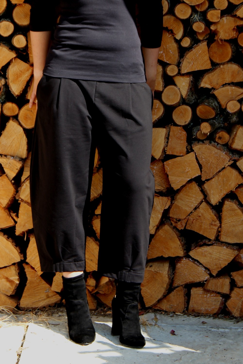 Mama B Bianco F Winter Jersey Pant Nero