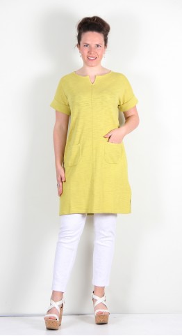 Mansted Keops Cotton Knit Tunic/Dress Lemon