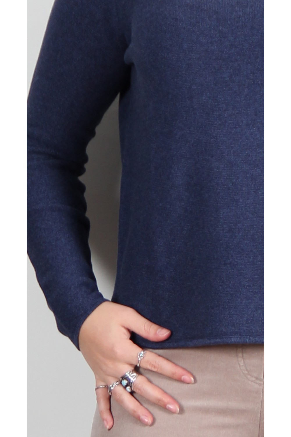 Mansted Mosque Eco Cotton Jumper Midnight