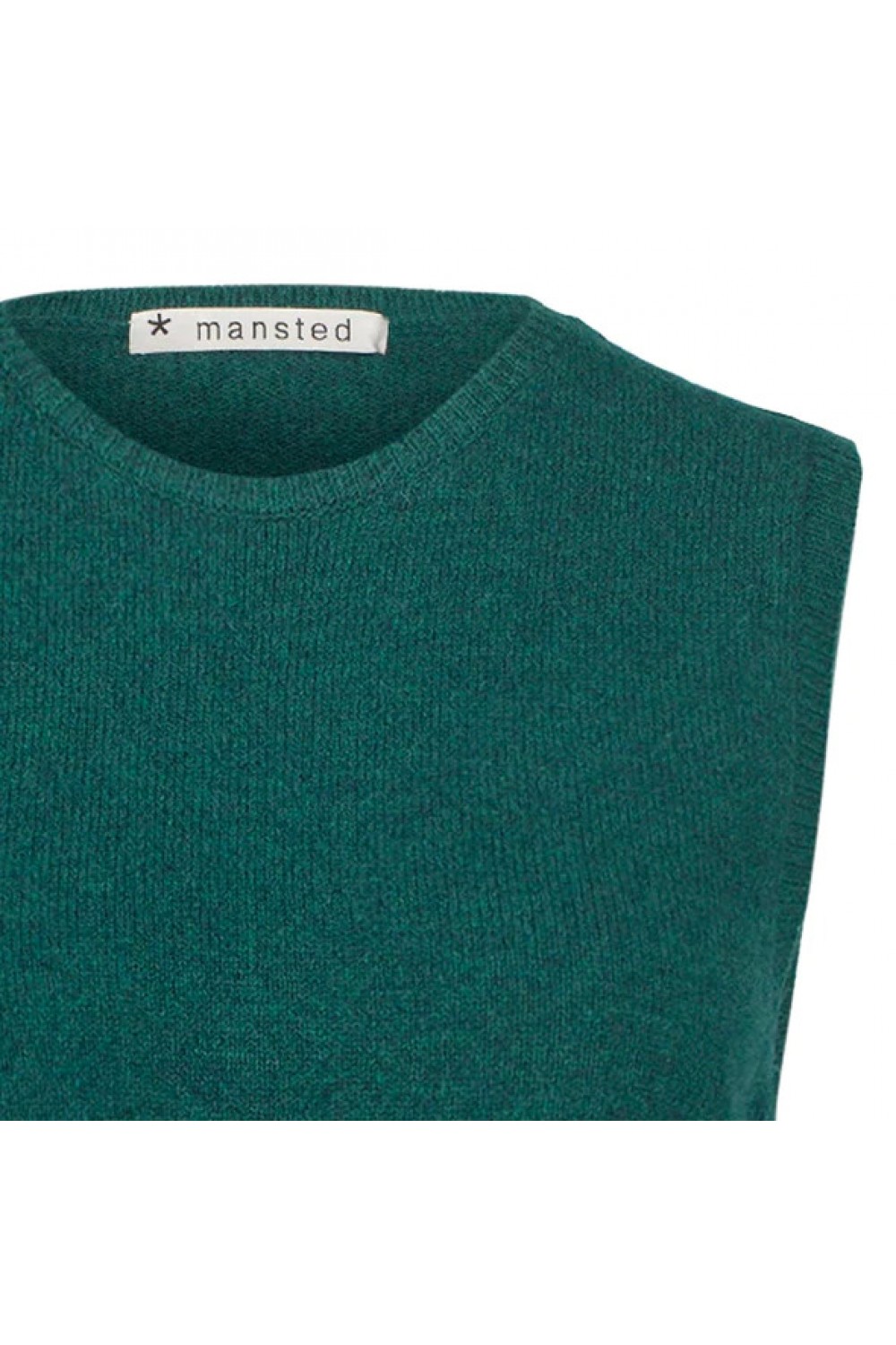 Mansted Mitos Lambswool Slip Over Green