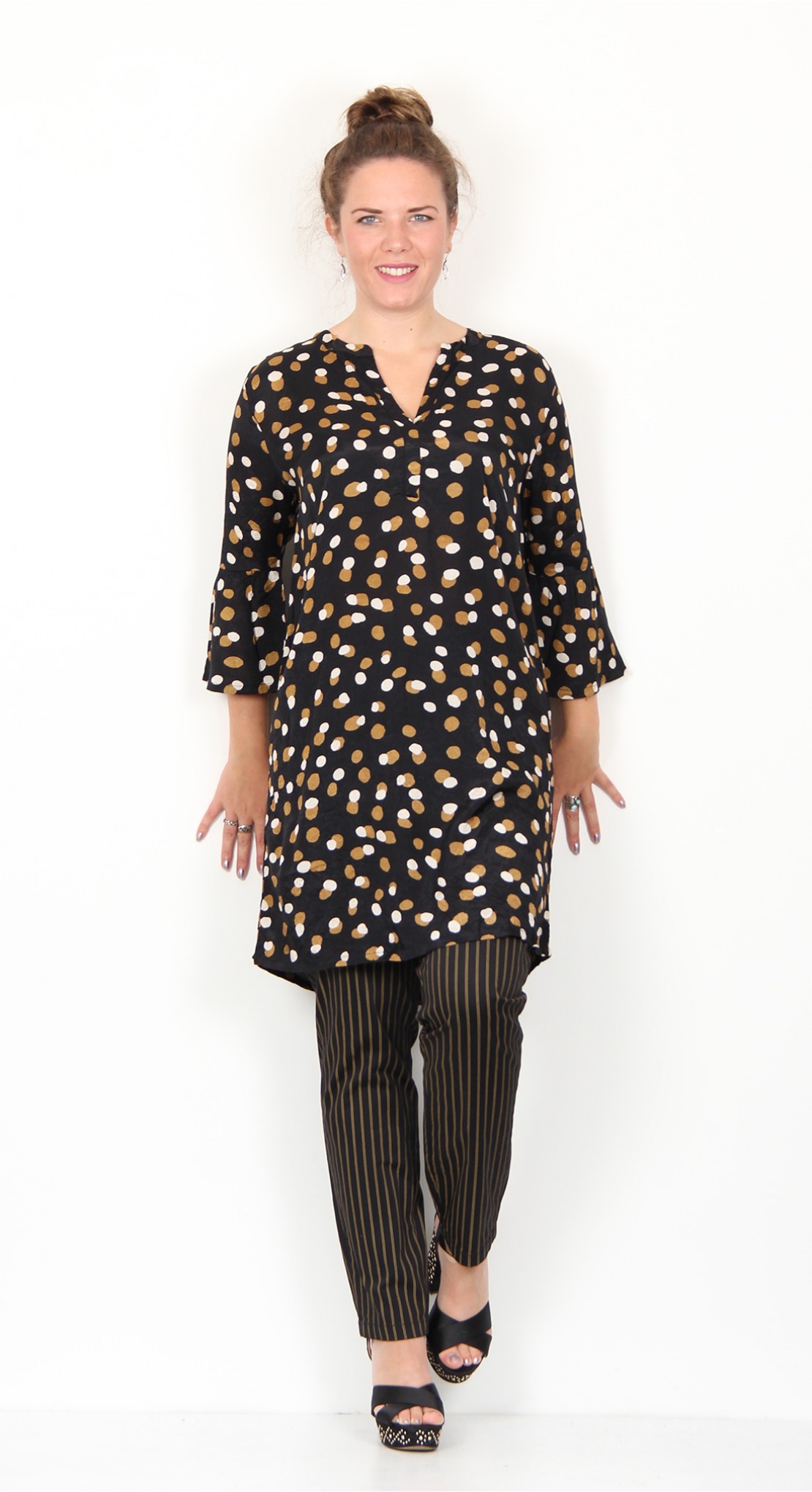 new product online for sale order online Masai Clothing Gusta Tunic Ginger Dots new product online for sale order online Masai Clothing Gusta Tunic Ginger Dots