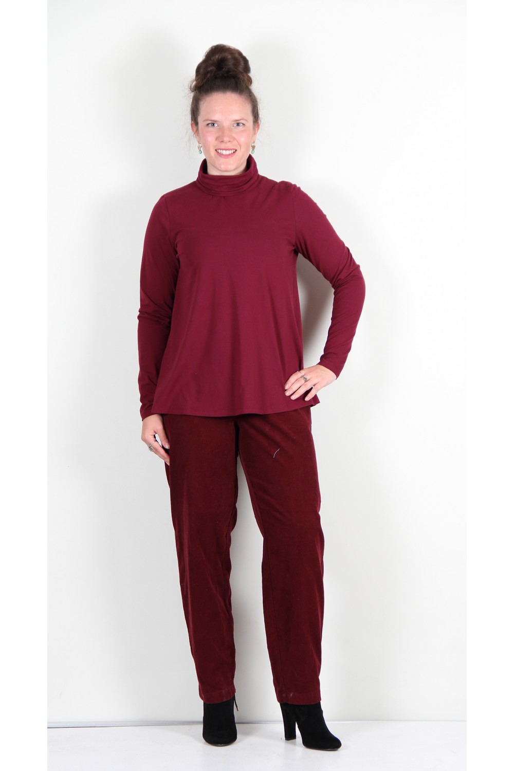 Mes Soeurs Et Moi Ice Boat Roll Neck Top Prune