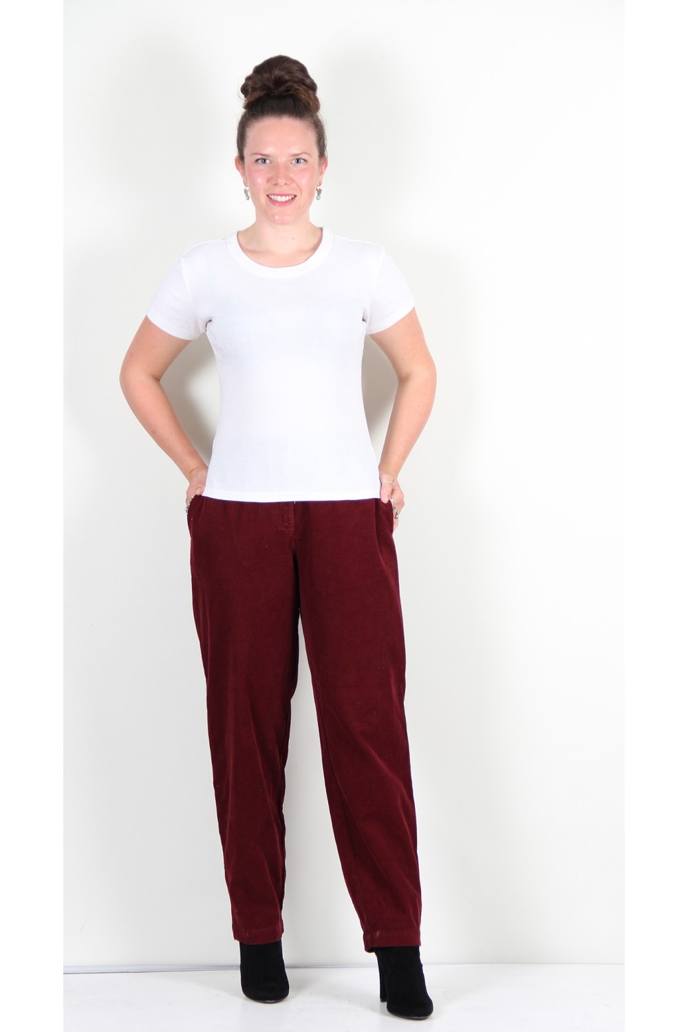 Mes Soeurs Et Moi Area Corduroy Trouser Prune