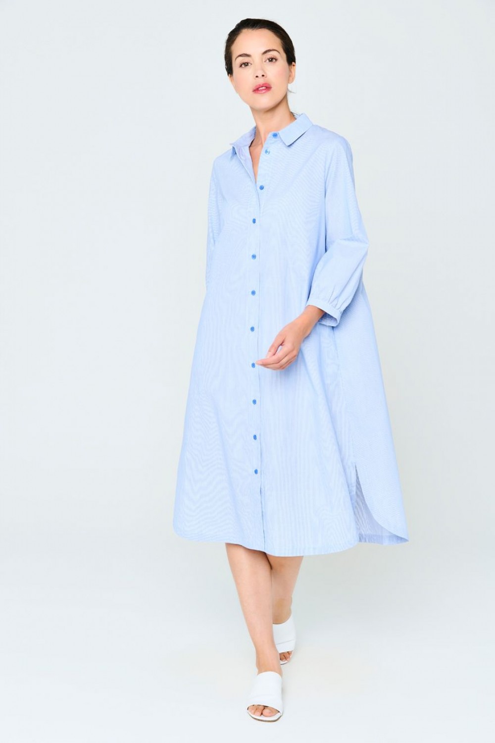 Mes Soeurs Et Moi Naja Shirt/Dress Piscine Fine Pinstripe