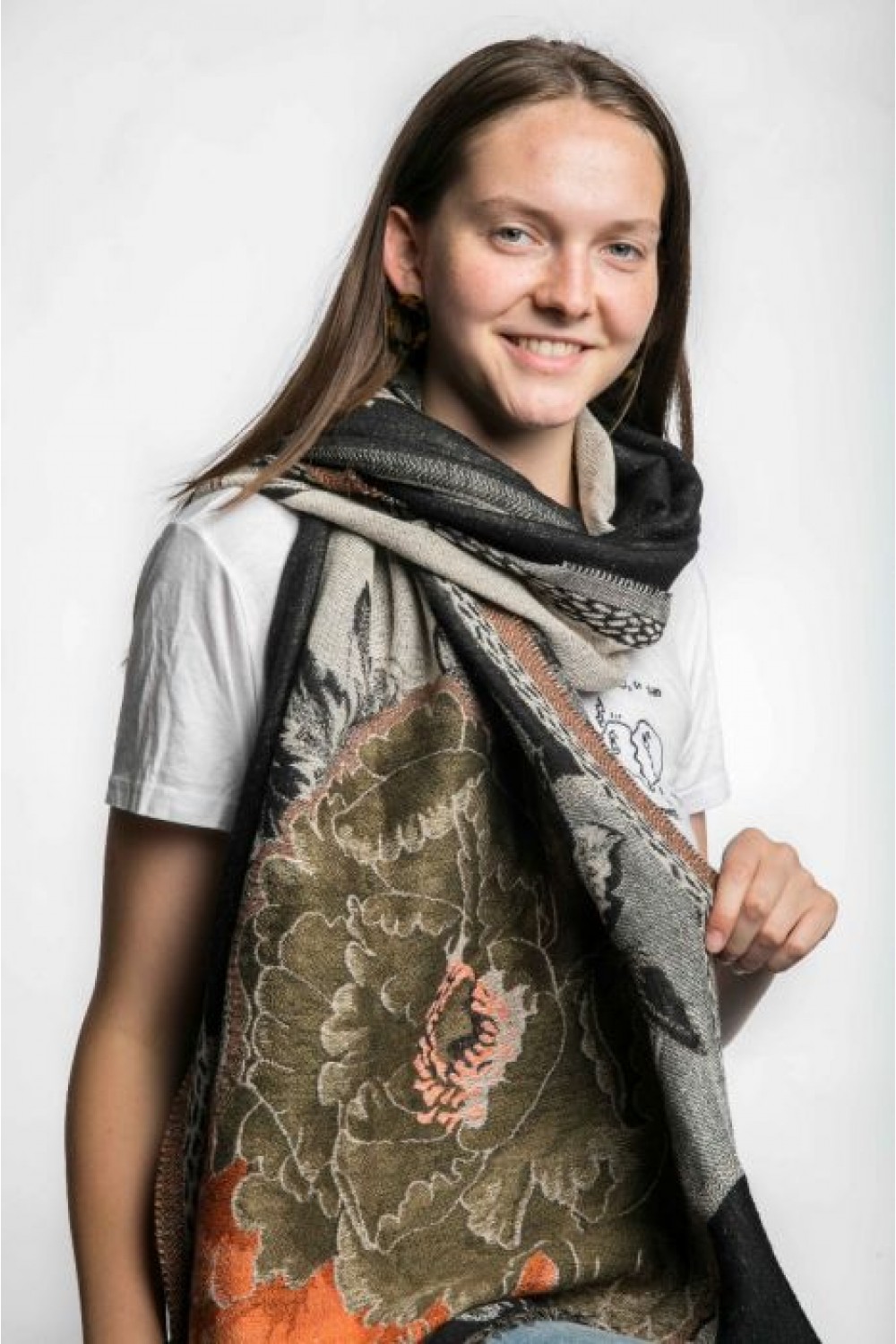 Miss Sparrow Faye Scarf Black