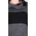 Naya Oversized Cowl Neck Knit Black/Grey