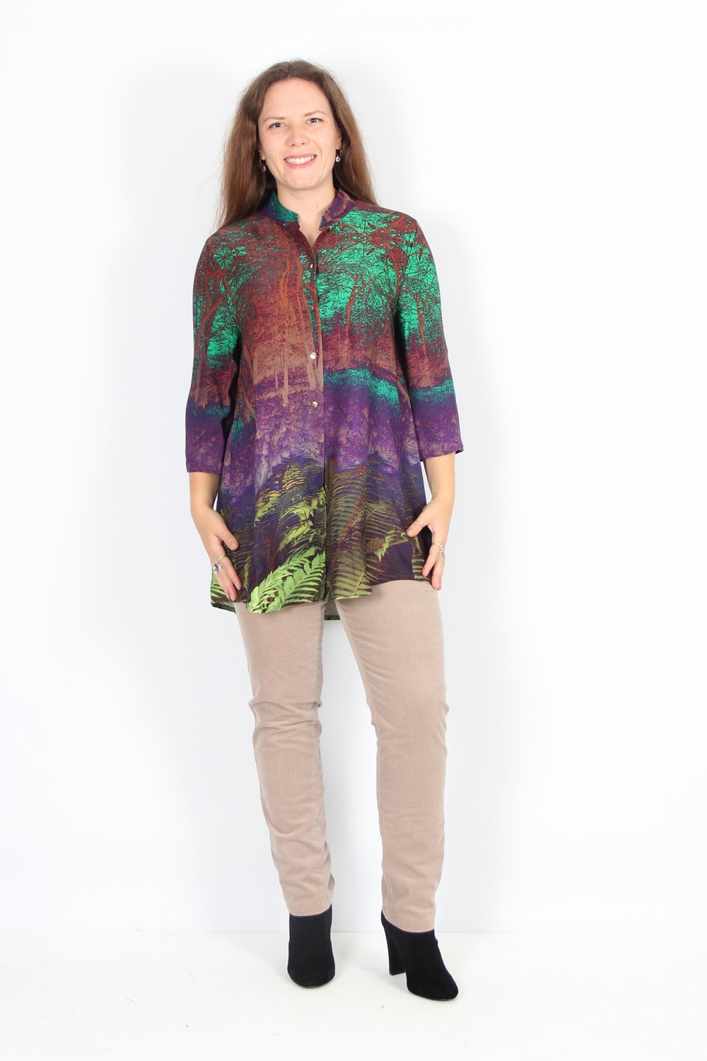 Noen Forest Shirt Pattern Leaf