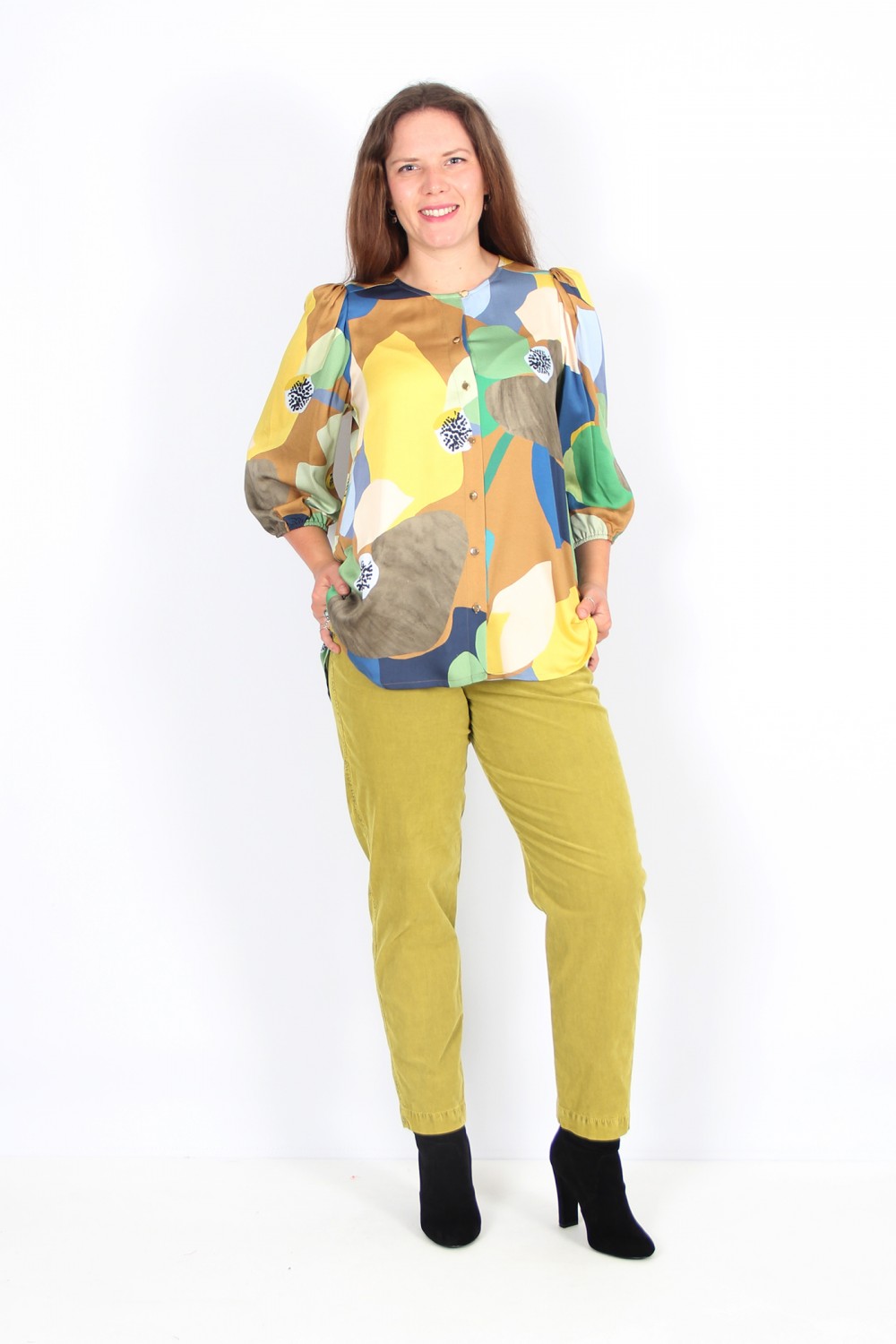 Noen Abstract Print Blouse Multi