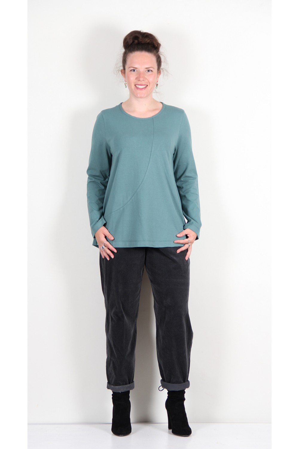 OSKA Shirt Passenga 207 Ocean/ Organic Cotton Blend Jersey