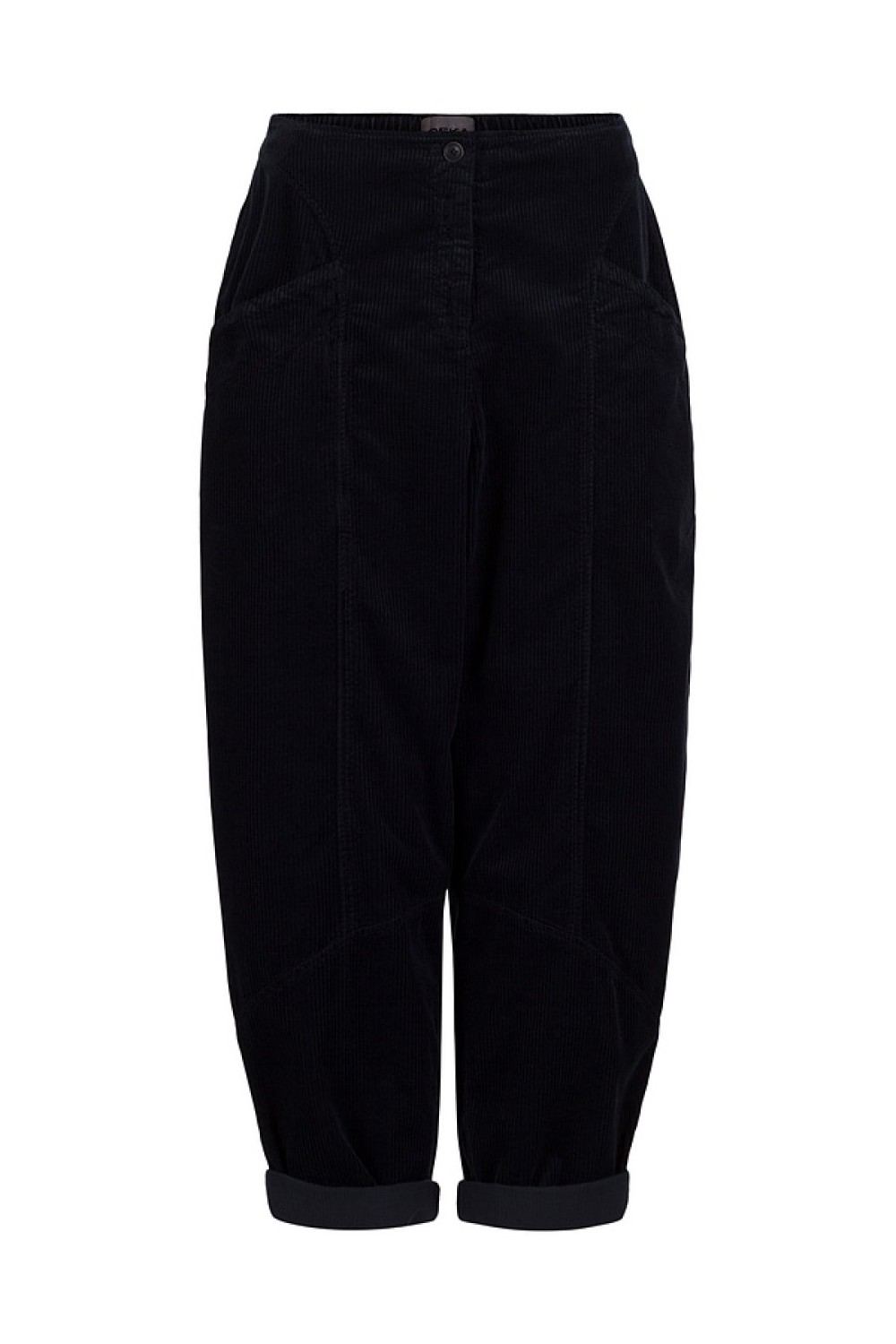OSKA Trousers 523 Pure cotton corduroy Color: 490NAVY