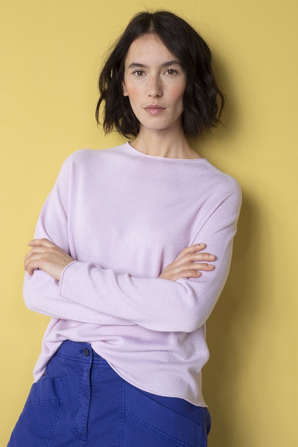 OSKA Pullover 520 Pure Merino Wool Color: 320ORCHID