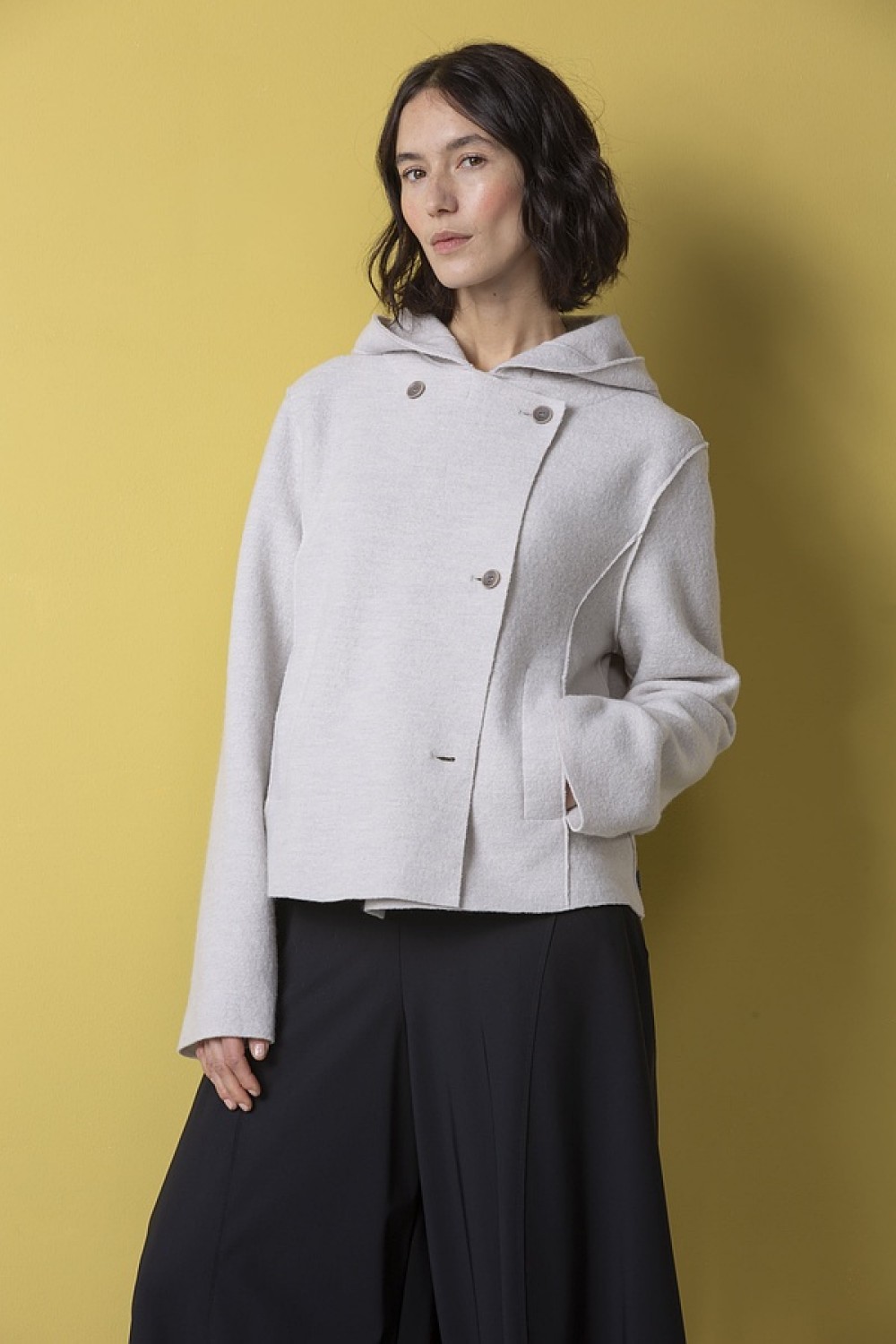 OSKA Jacket 505 Premium OSKA Boiled Wool Color: 120ECRU