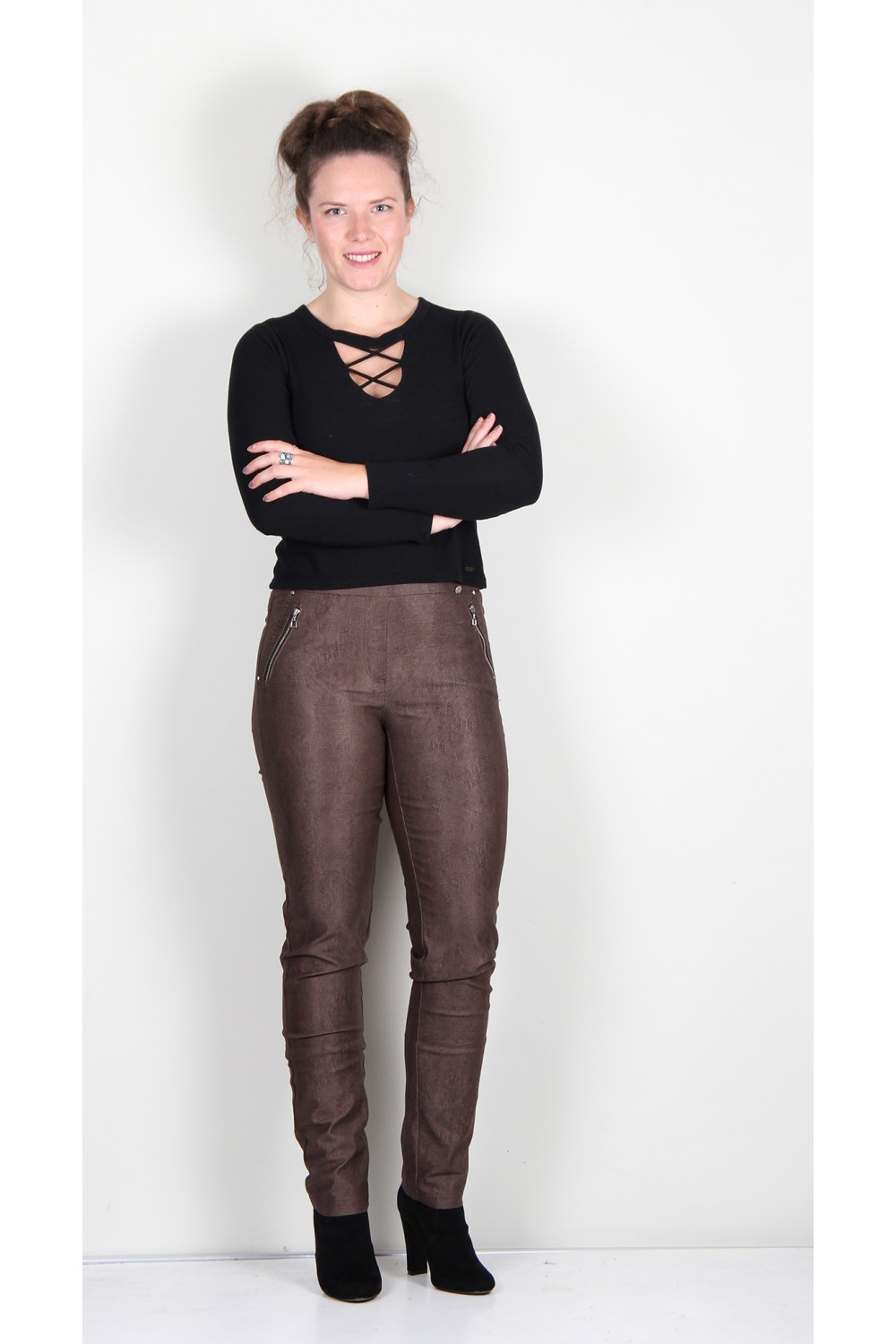 Robell Trousers Nena Bronze