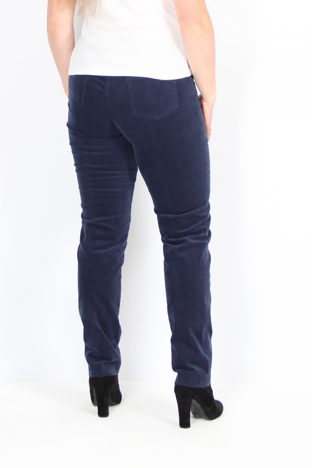 Robell Trousers Bella Fine Needlecord French Blue