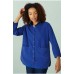 Sahara Clothing Cotton Babycord Shirt Lapis