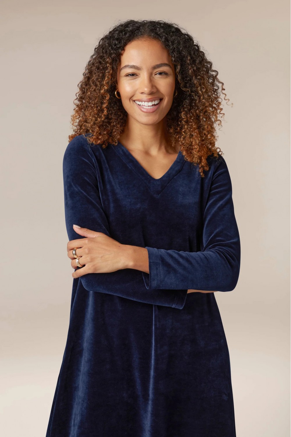 SAHARA Velvet Jersey Bubble Hem Dress Night