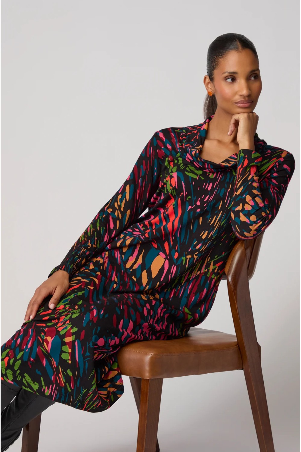 Sahara Skyfire Jersey Dress Multi