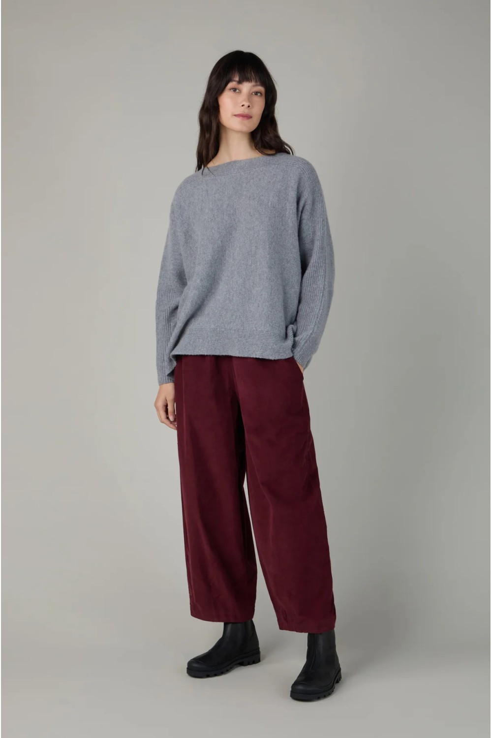 Sahara Pinwale Cord Bubble Trousers Mulberry