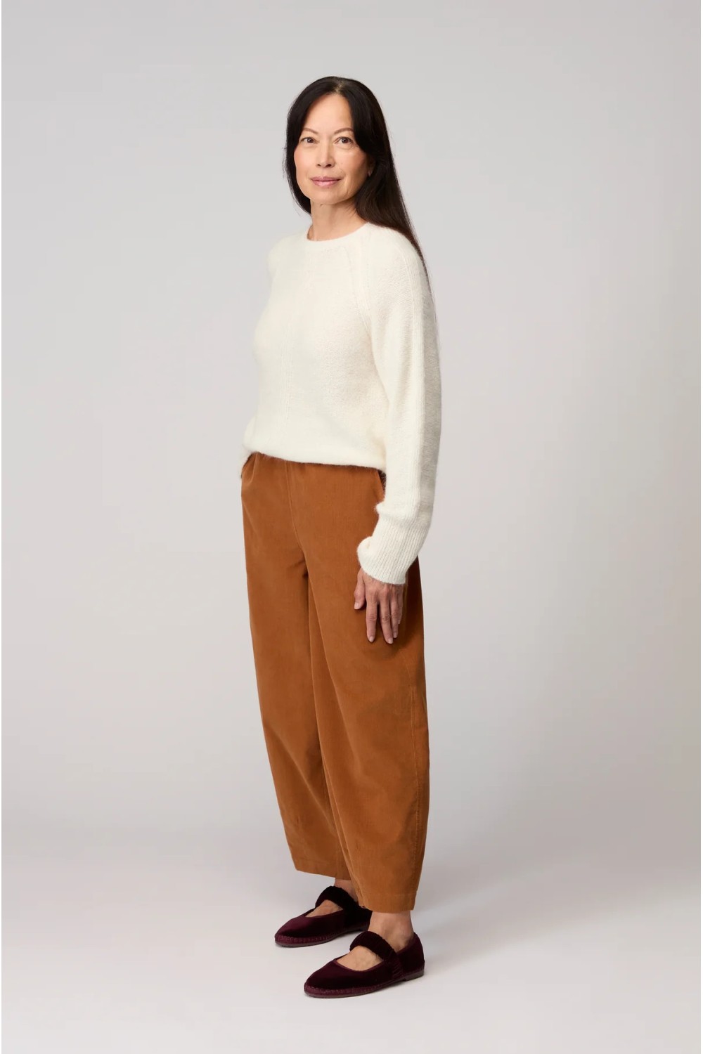 Sahara Pinwale Cord Bubble Trousers Tan