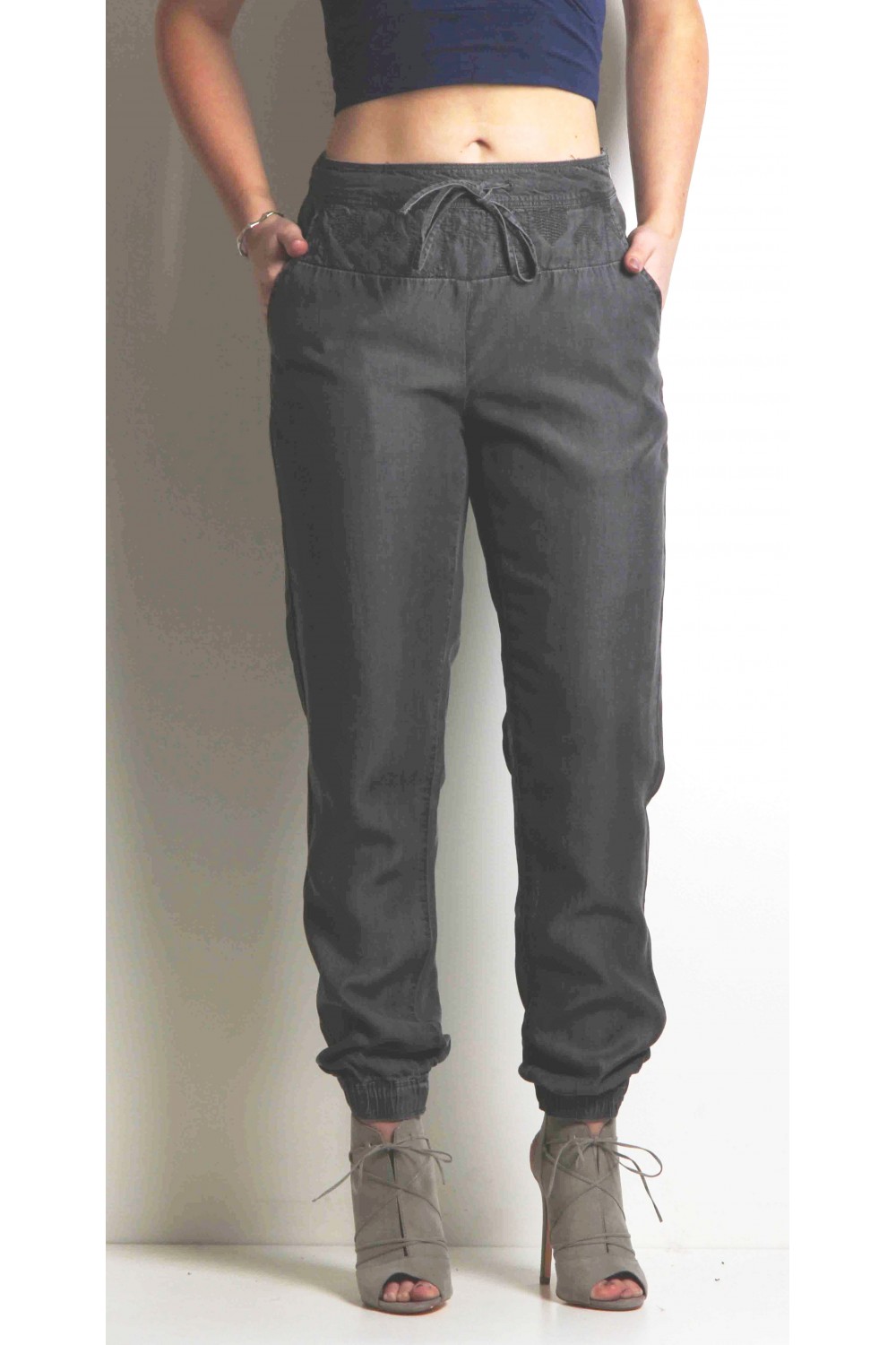 Sandwich Clothing Denim Trousers Grey