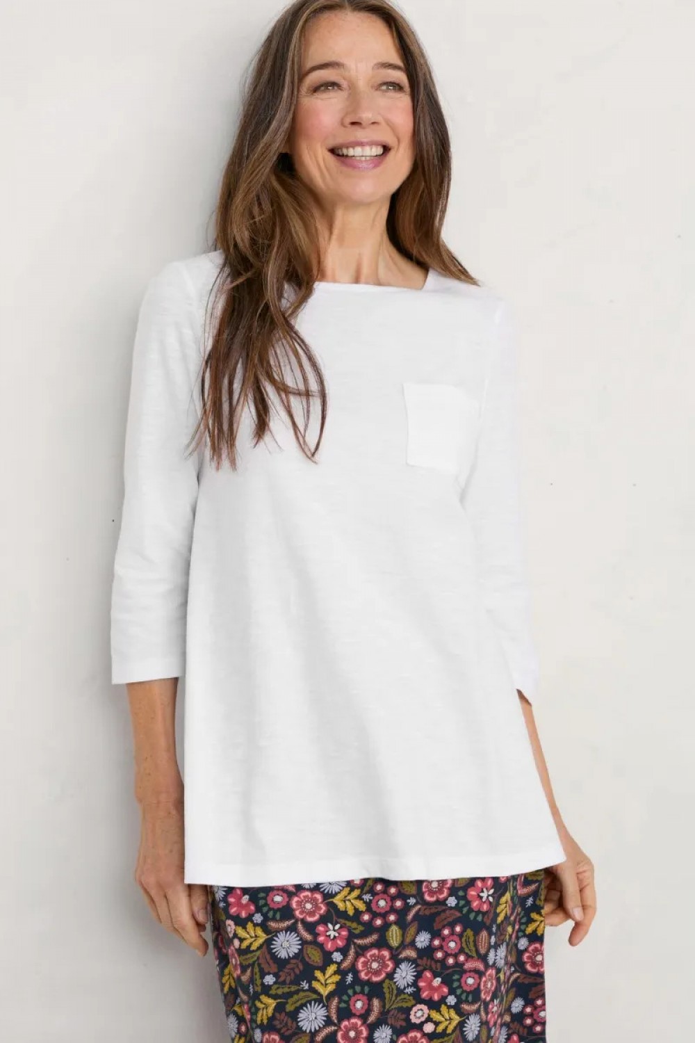 Seasalt Clothing Tregonning Top Salt