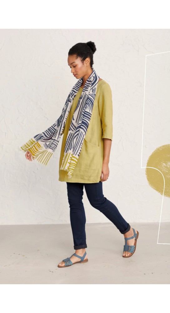 Seasalt Clothing Into Land Linen Tunic Pickle