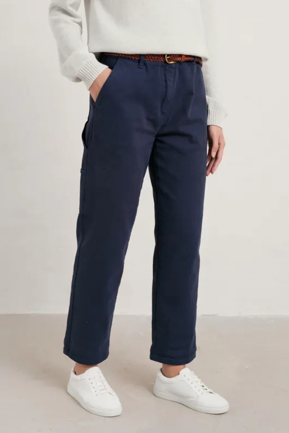 Seasalt Clothing Cliff Picnic Trousers Maritime